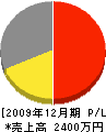 萩島建装 損益計算書 2009年12月期