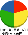 佐須田建設 貸借対照表 2012年9月期