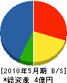柴田建設工業 貸借対照表 2010年5月期