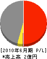 須賀建設 損益計算書 2010年6月期