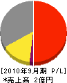 広津産業 損益計算書 2010年9月期