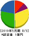藤本工務店 貸借対照表 2010年5月期