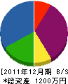 橋本緑園 貸借対照表 2011年12月期