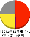 渋川ガス 損益計算書 2012年12月期