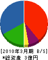 近藤商会 貸借対照表 2010年3月期