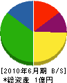 菅原建設 貸借対照表 2010年6月期