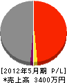 浅田工業所 損益計算書 2012年5月期