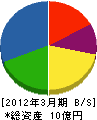 斎藤運輸工業 貸借対照表 2012年3月期