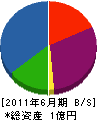 吉田電気 貸借対照表 2011年6月期