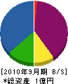 目黒綜合メンテナンス 貸借対照表 2010年9月期