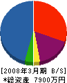 マルミツ製作所 貸借対照表 2008年3月期 マルミツ製作所 貸借対照表 2008年3月期