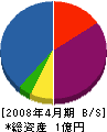 辻工業 貸借対照表 2008年4月期