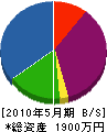 ありま内装 貸借対照表 2010年5月期