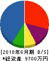 熊本植木センター 貸借対照表 2010年6月期