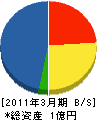 琉球設備メンテナンス 貸借対照表 2011年3月期