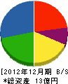 柴田建設 貸借対照表 2012年12月期