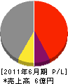 松井産業 損益計算書 2011年6月期