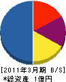 愛知シンコー 貸借対照表 2011年3月期