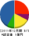 河﨑建興 貸借対照表 2011年12月期