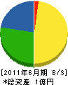 百瀬プラント 貸借対照表 2011年6月期