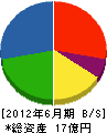 昭和 貸借対照表 2012年6月期