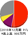 田島電気 損益計算書 2010年12月期