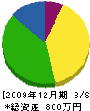 横田電気工事店 貸借対照表 2009年12月期