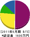 保田工業所 貸借対照表 2011年6月期