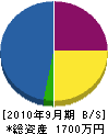 竹村造園 貸借対照表 2010年9月期