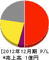 入江ポンプ 損益計算書 2012年12月期