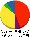 長野県営繕建築（同） 貸借対照表 2011年4月期