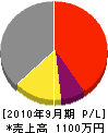 日本水研 損益計算書 2010年9月期
