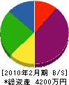 ヨコヤマコーポレーション 貸借対照表 2010年2月期