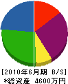 戸田建設 貸借対照表 2010年6月期
