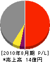 岡田電機 損益計算書 2010年8月期