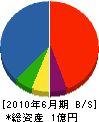 平元産業 貸借対照表 2010年6月期