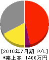 柏木土木 損益計算書 2010年7月期