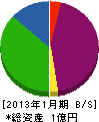 グリ－ンセンタ－芳樹園 貸借対照表 2013年1月期