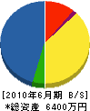 太田工業 貸借対照表 2010年6月期