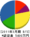 佐藤電機工業所 貸借対照表 2011年3月期