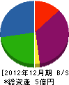 日星 貸借対照表 2012年12月期