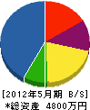 斎藤設備 貸借対照表 2012年5月期