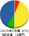 斉藤井出建設 貸借対照表 2010年5月期