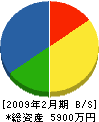 安達工業 貸借対照表 2009年2月期