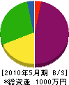 喜光電気 貸借対照表 2010年5月期