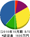 山昭 貸借対照表 2010年10月期