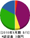 井口工業 貸借対照表 2010年9月期