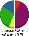 横浜消火器 貸借対照表 2009年9月期