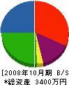 ネットワーク 貸借対照表 2008年10月期