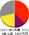 渡辺デンキ 損益計算書 2011年3月期